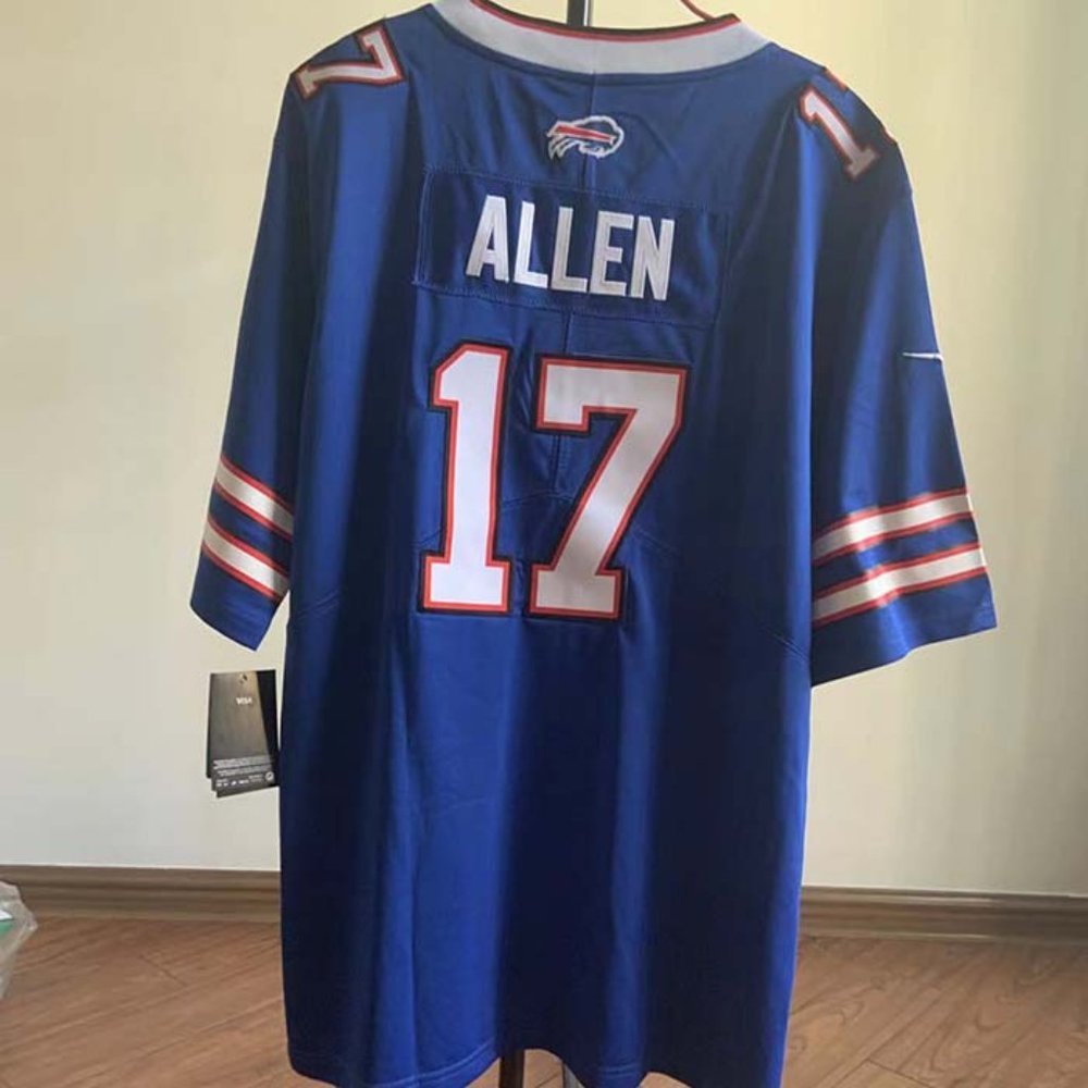Nike Mens Buffalo Bills Josh Allen #17 Royal Blue Jersey - Picture 4 of 11